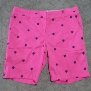 British Khaki Pink Shorts with Navy Shells